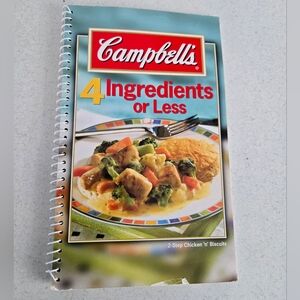 Campbell's Soup Cookbook 4-Ingredients or Less
